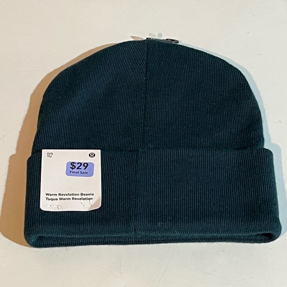 Lululemon Warm Revelation Beanie Indochine Blue Warm Revelation One Size - NWT!